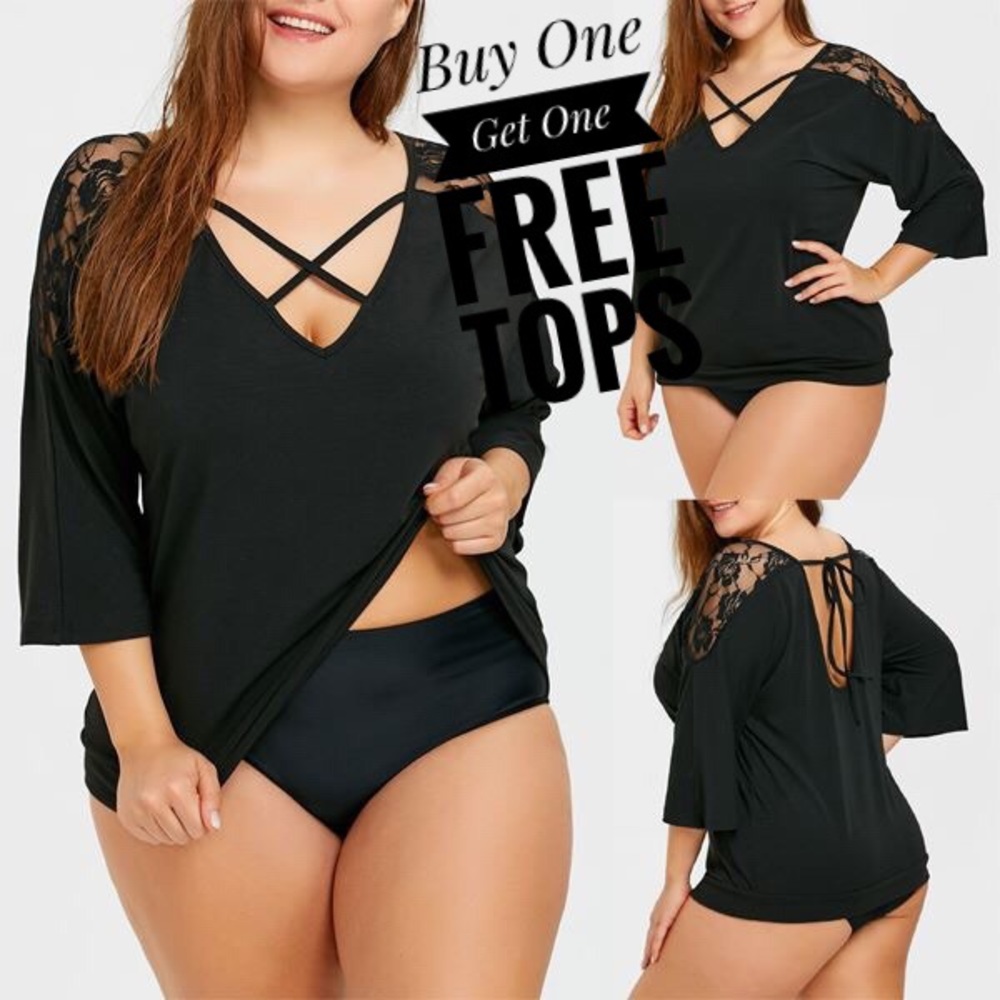 Lace Panel Top